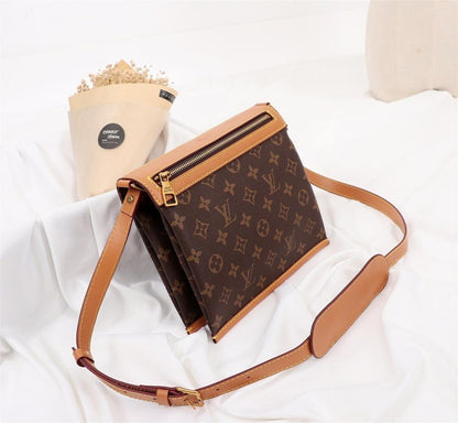Modern Monogram Leather Crossbody Bag – Limited Edition