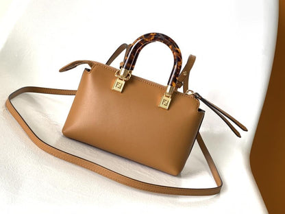 Calfskin Top Handle Bag