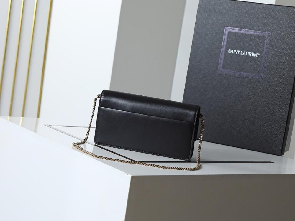 Modern Premium Gold Leather Shoulder Bag