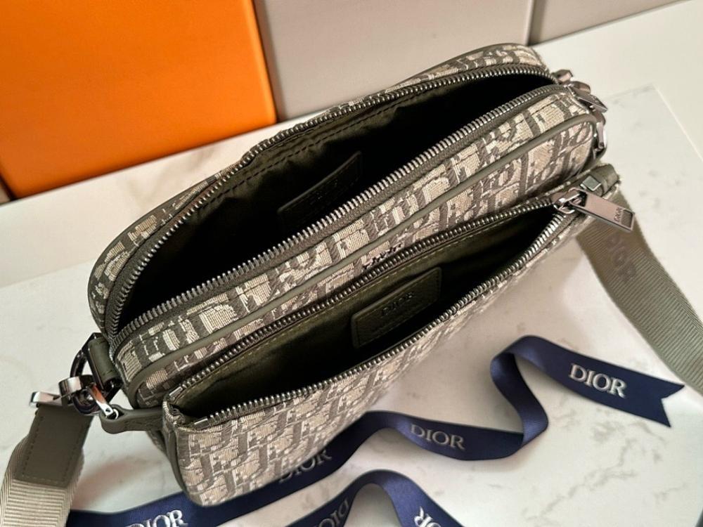 Saddle Printed Jacquard Shoulder Bag