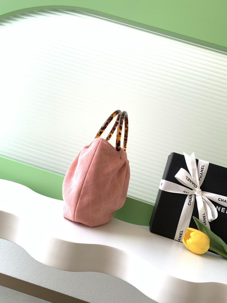 Embroidered Suede Top Handle Bag