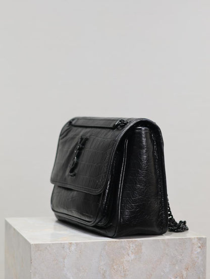 Classic Leather Top Handle Bag