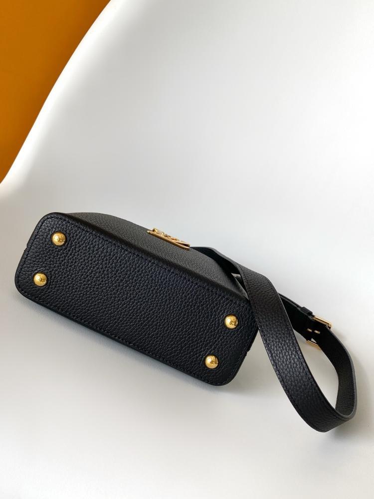 Leather Top Handle Bag