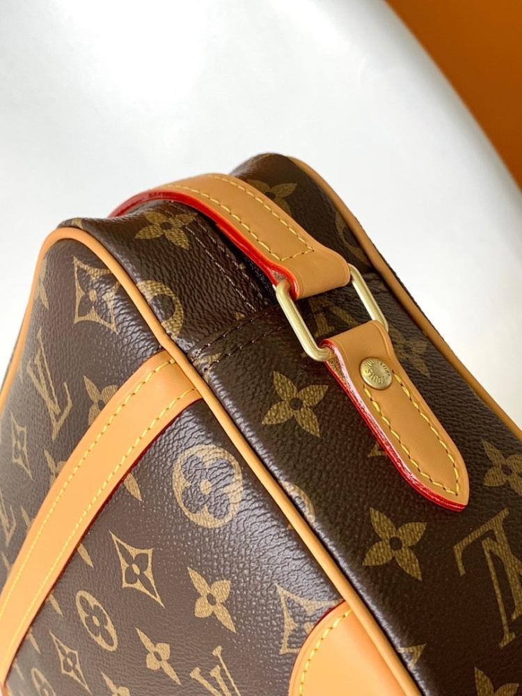Modern Premium Monogram Leather Crossbody Bag