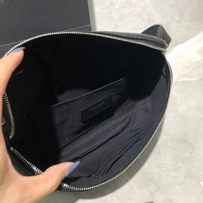 Arco Black Leather Bag