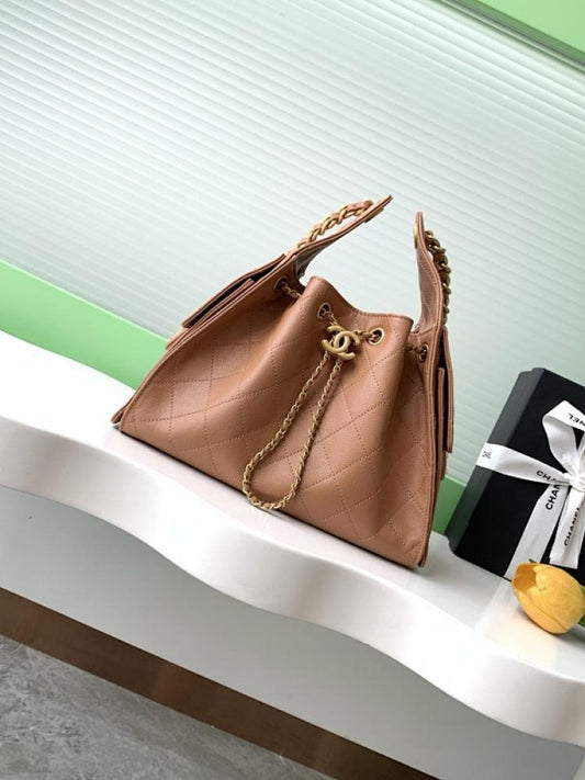 Classic Gold Shoulder Bag