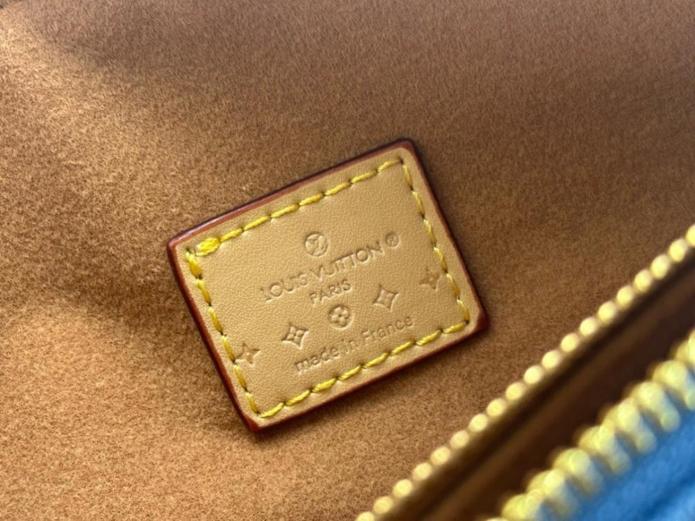 Italian-Inspired Luxury Denim Shoulder Bag