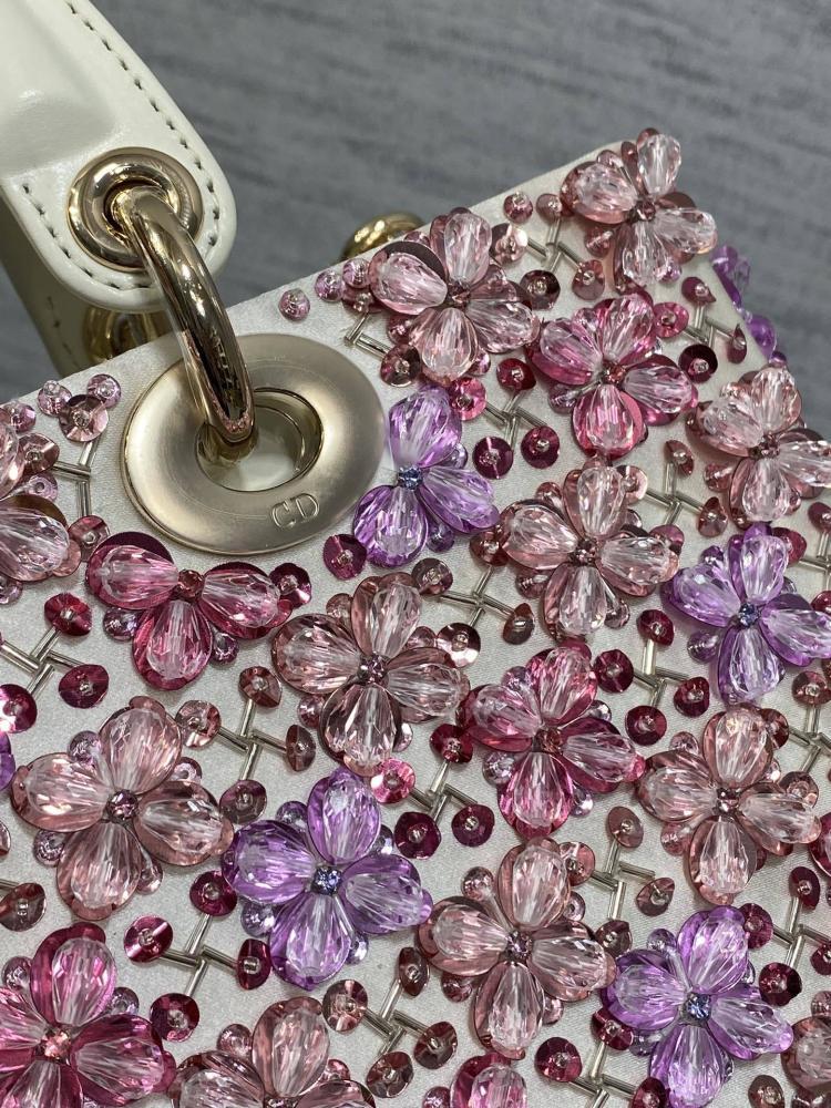 Embroidered Top Handle Bag