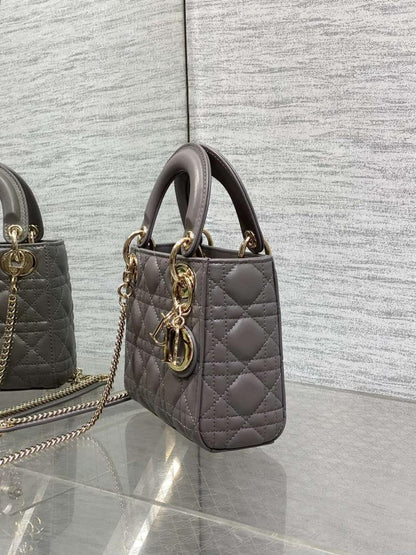 Classic Leather Top Handle Bag