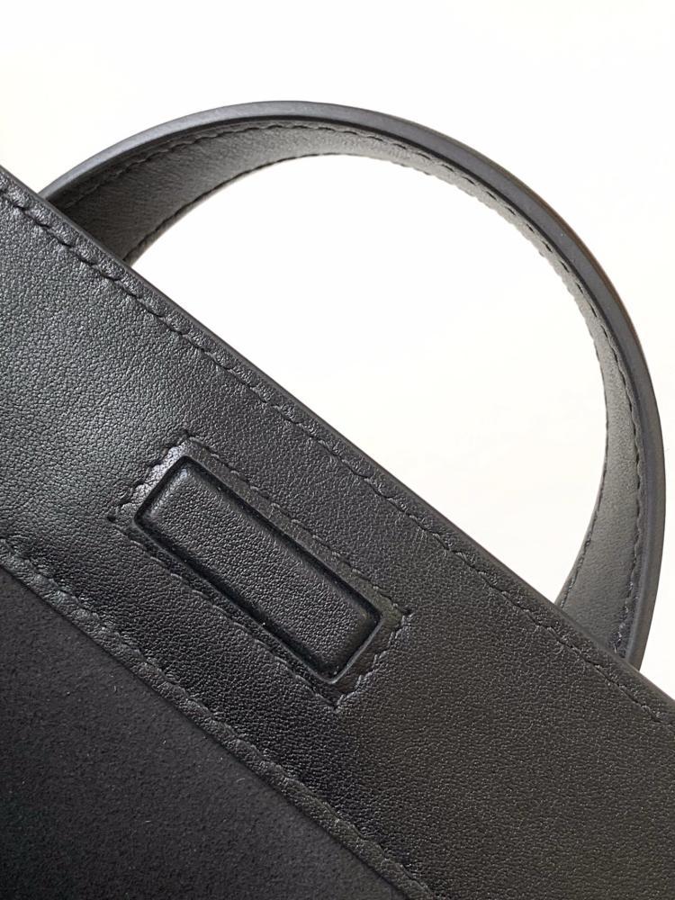 Leather Top Handle Bag