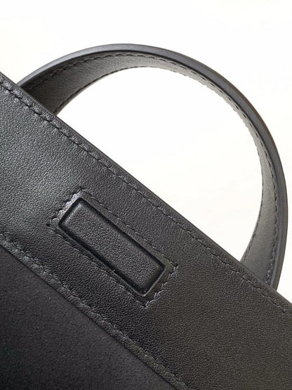 Leather Top Handle Bag