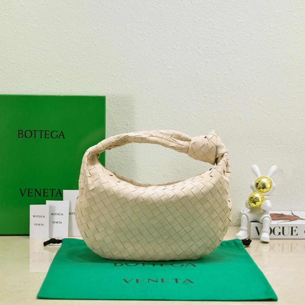 Woven Lambskin Top Handle Bag