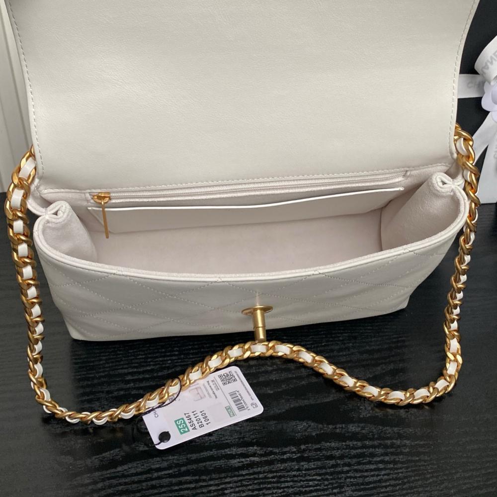 Calfskin Top Handle Bag