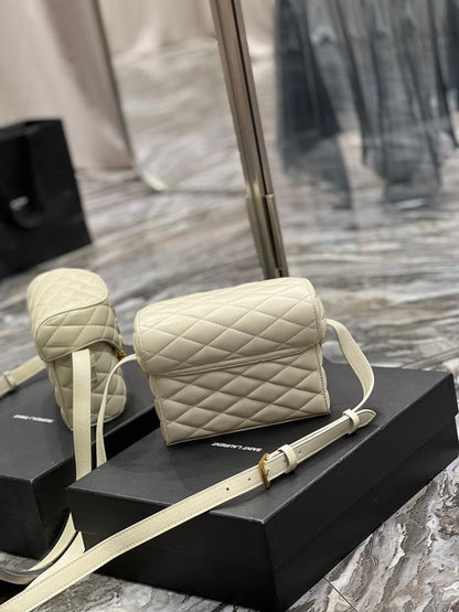 Alma Quilted Leather Top Handle Bag