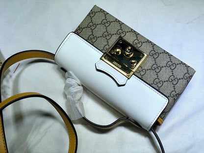 Classic Refined Black Monogram Leather Shoulder Bag