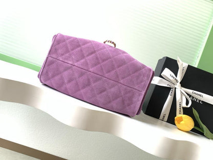 Leather Top Handle Bag