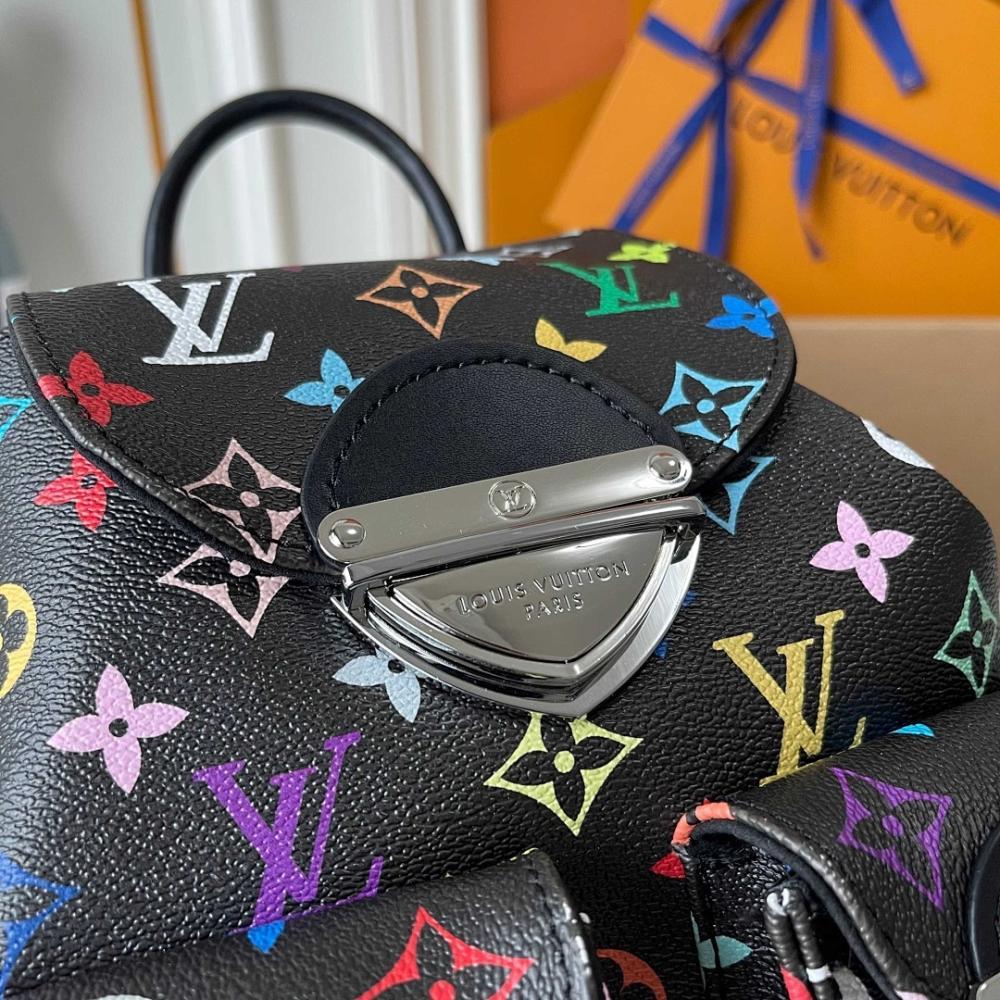 Modern Italian-Inspired Monogram Leather Shoulder Bag