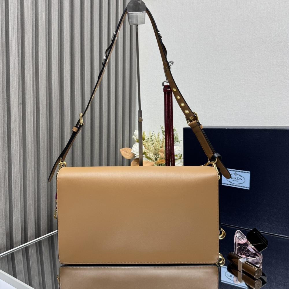 Gold Leather Shoulder Bag