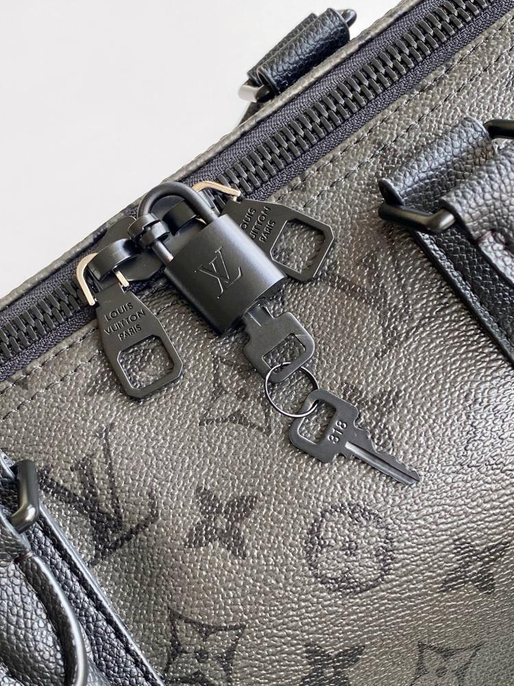 Monogram Leather Travel Bag