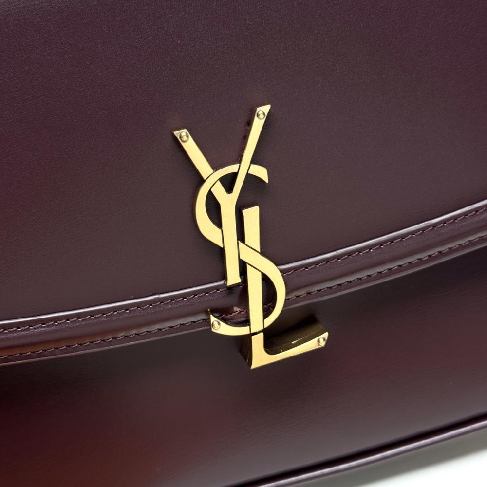 Gold Lambskin Shoulder Bag