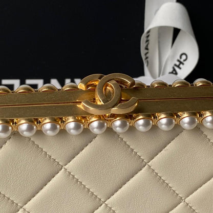 Gold Lambskin Wallet