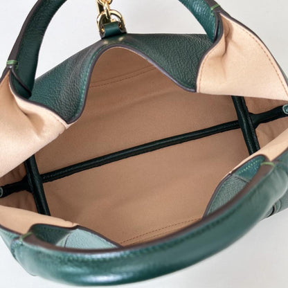 Leather Top Handle Bag