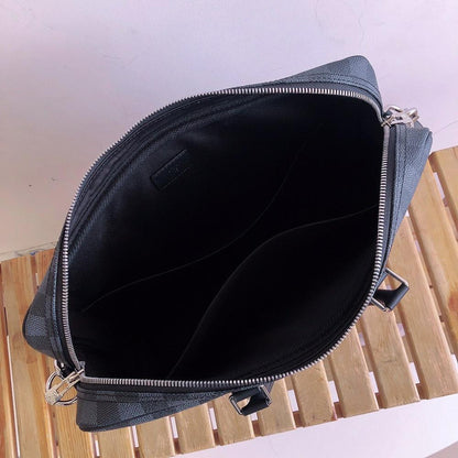 Stylish Refined Leather Top Handle Bag