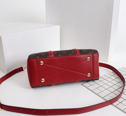 Modern Gold Monogram Leather Crossbody Bag