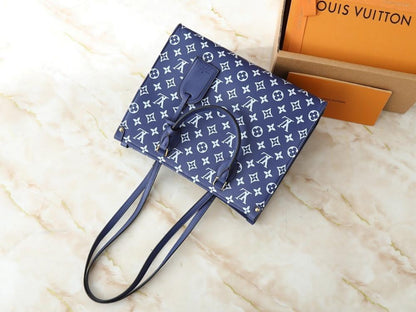 OnTheGo Monogram Leather Tote Bag