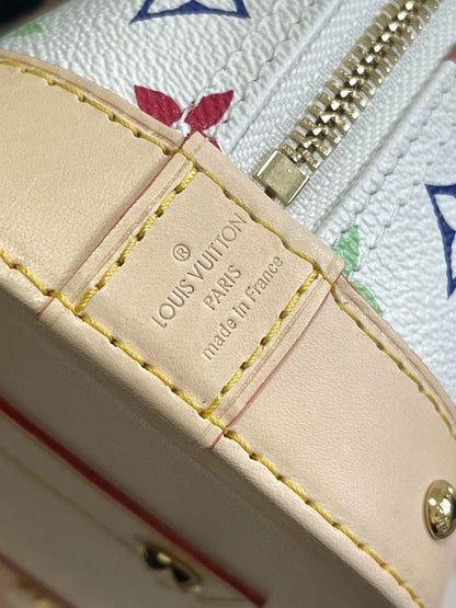 Alma Monogram Calfskin Shoulder Bag