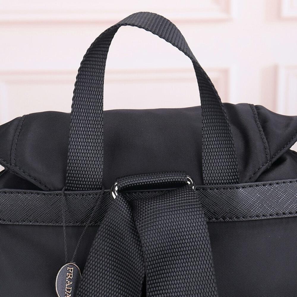 Italian-Inspired Stylish Nylon Top Handle Bag