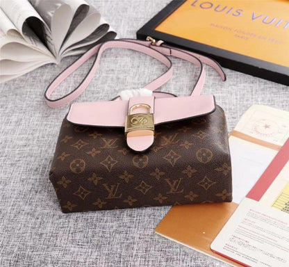Classic Refined Gold Monogram Calfskin Shoulder Bag