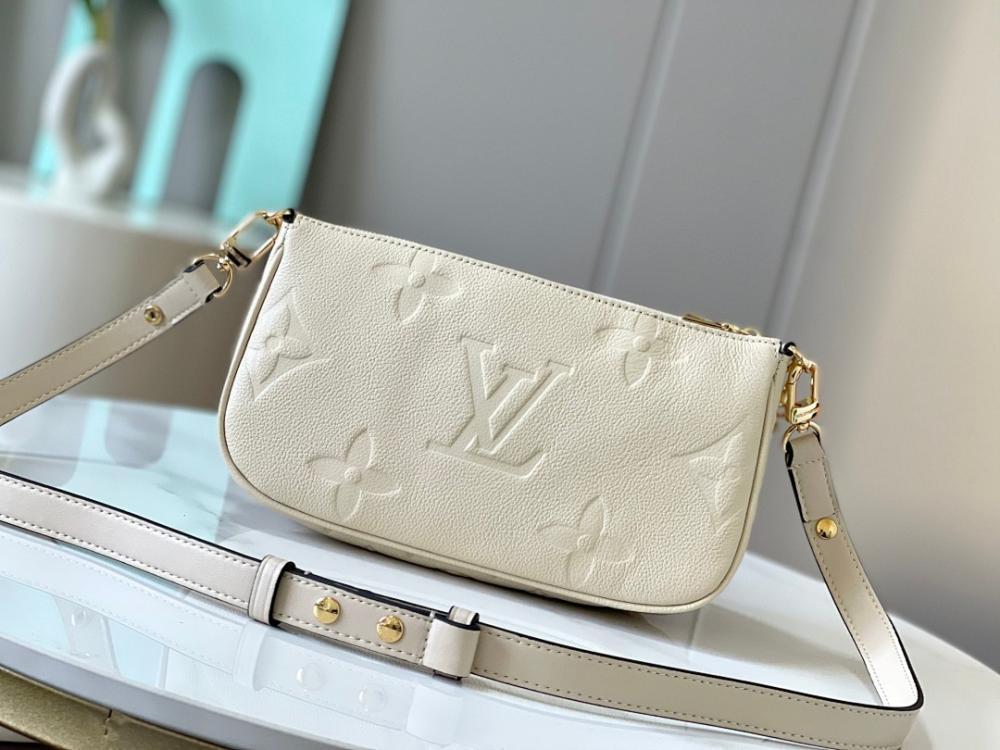 Elegant Refined Gold Monogram Jacquard Shoulder Bag