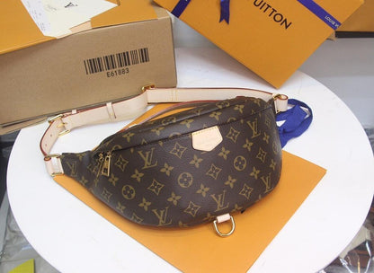 Classic Italian-Inspired Gold Leather Crossbody Bag