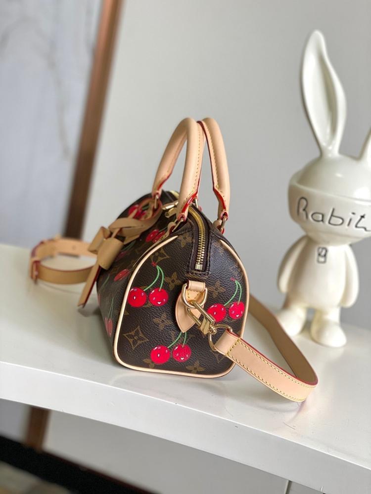 Speedy Bandouliere Monogram Leather Shoulder Bag