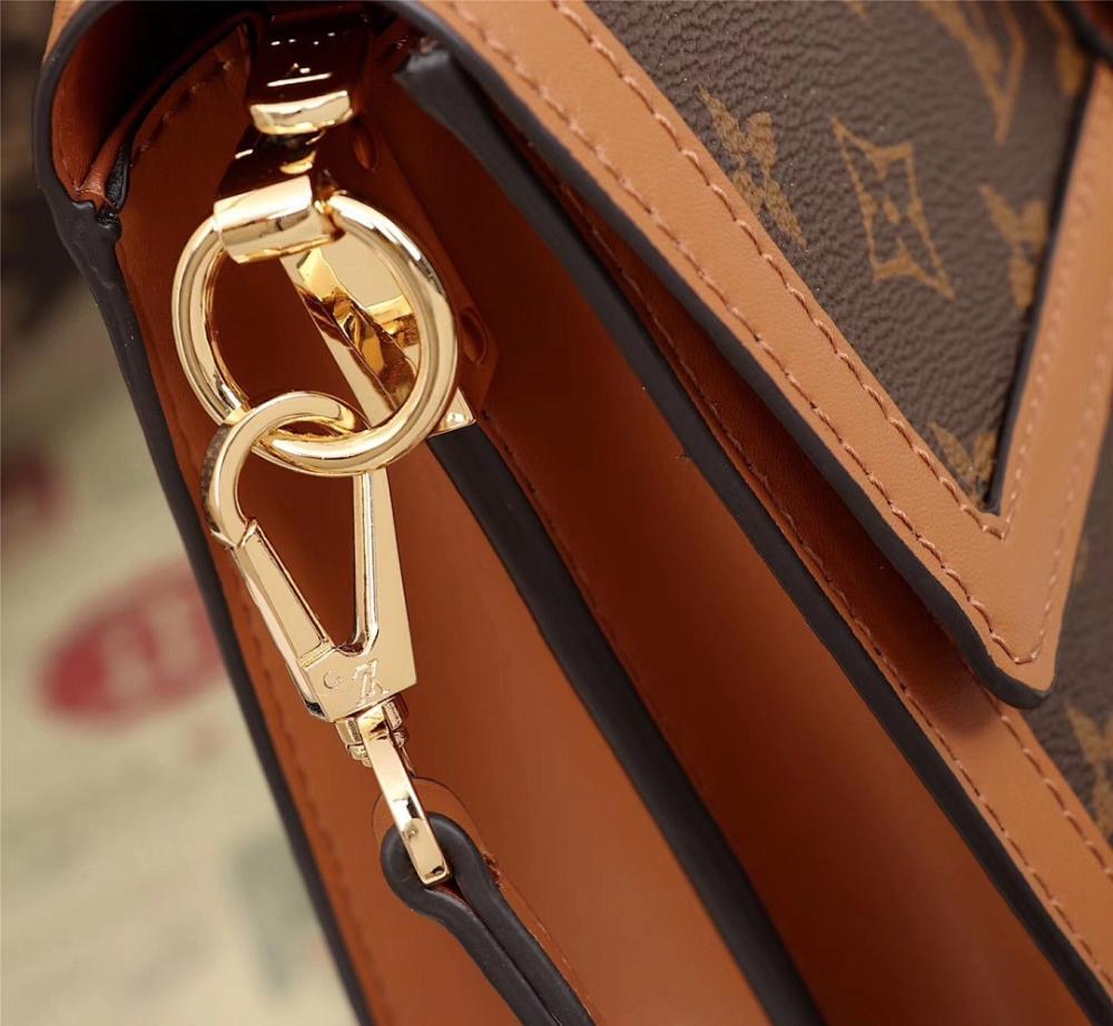 Luxury Stylish Monogram Leather Top Handle Bag
