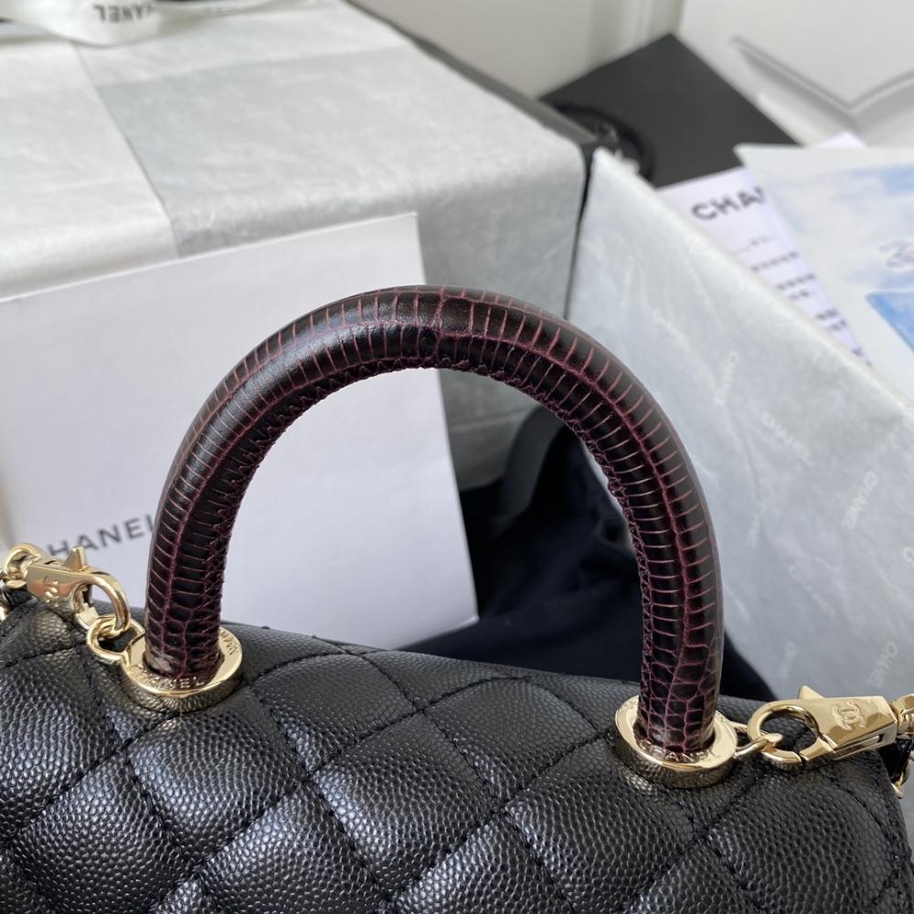 Classic Leather Top Handle Bag