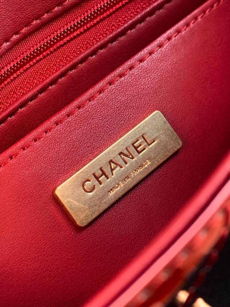 Gold Top Handle Bag