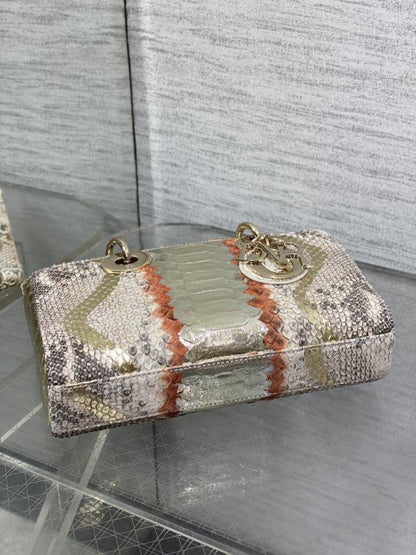 Refined Leather Top Handle Bag