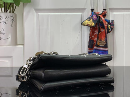 Modern Leather Top Handle Bag
