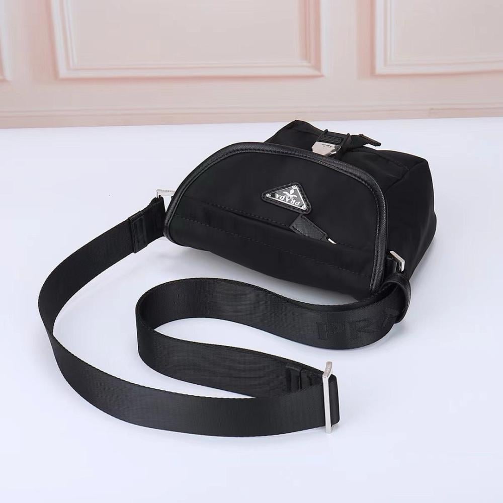 Italian-Inspired Stylish Woven Nylon Shoulder Bag