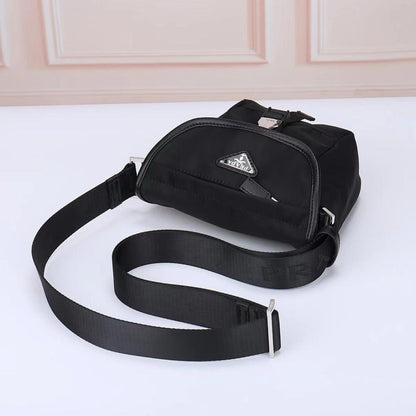 Italian-Inspired Stylish Woven Nylon Shoulder Bag