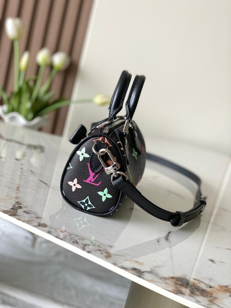 Speedy Monogram Calfskin Shoulder Bag