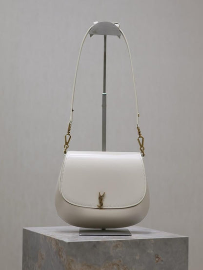 Elegant Refined Calfskin Shoulder Bag