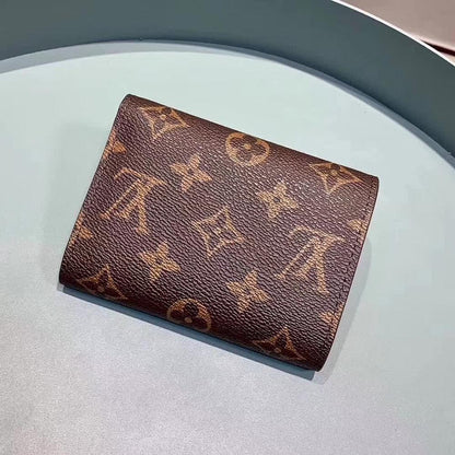 Classic Elegant Monogram Leather Wallet