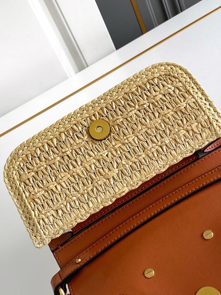 Stylish Premium Raffia Crossbody Bag