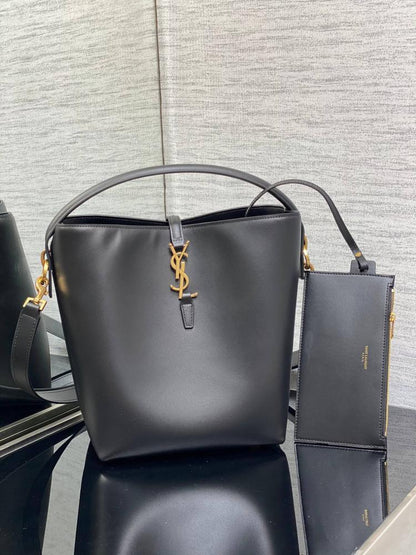 Luxury Leather Top Handle Bag