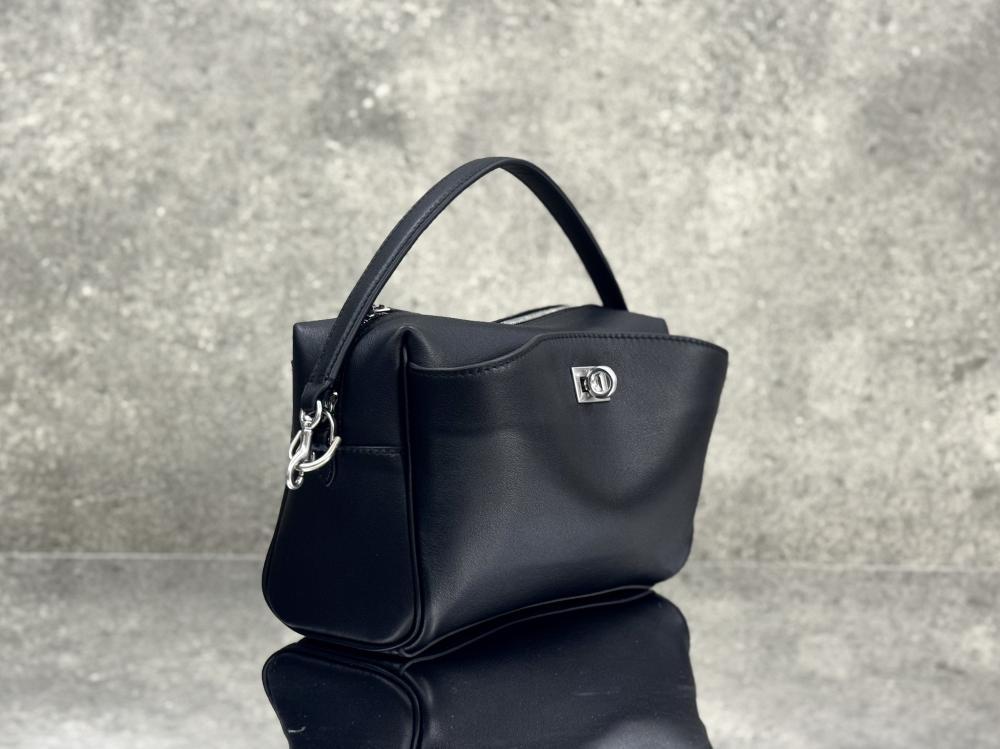 Luxury Leather Top Handle Bag