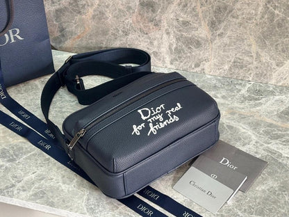 Luxury Stylish Blue Leather Top Handle Bag