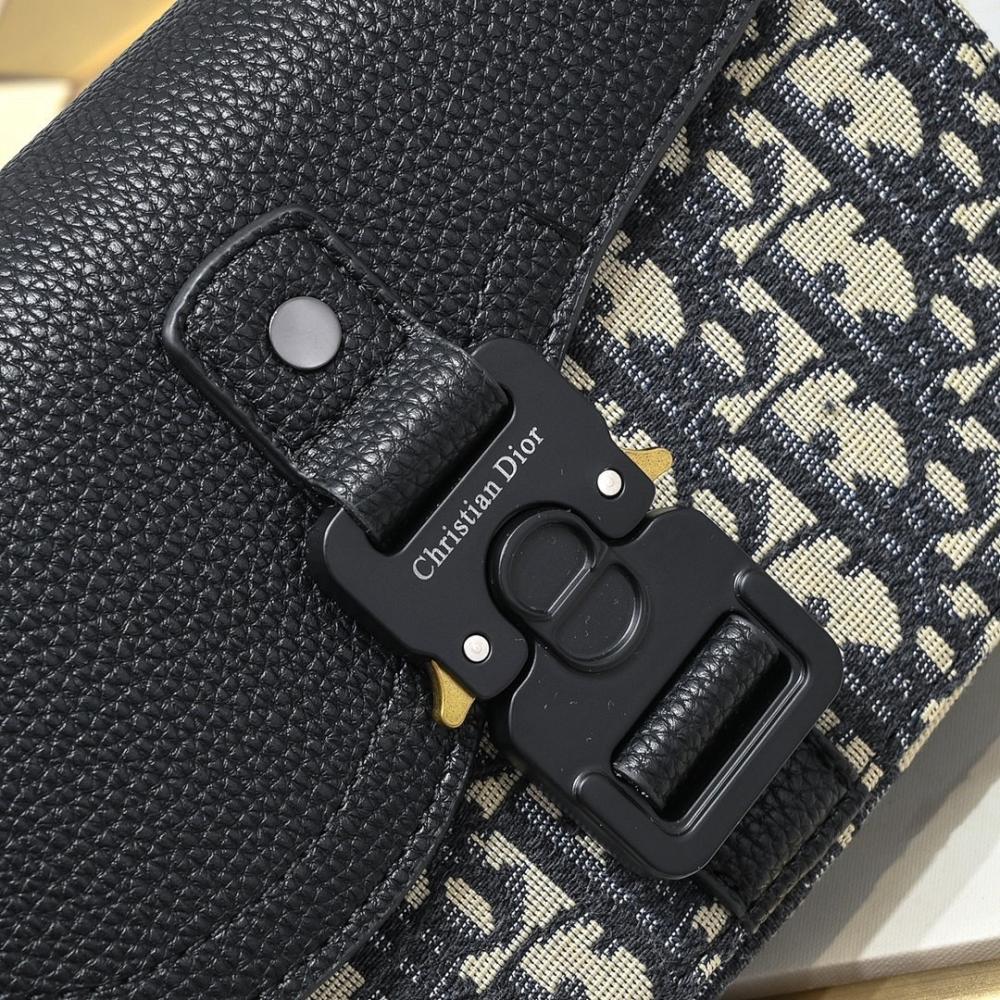 Stylish Premium Black Calfskin Shoulder Bag